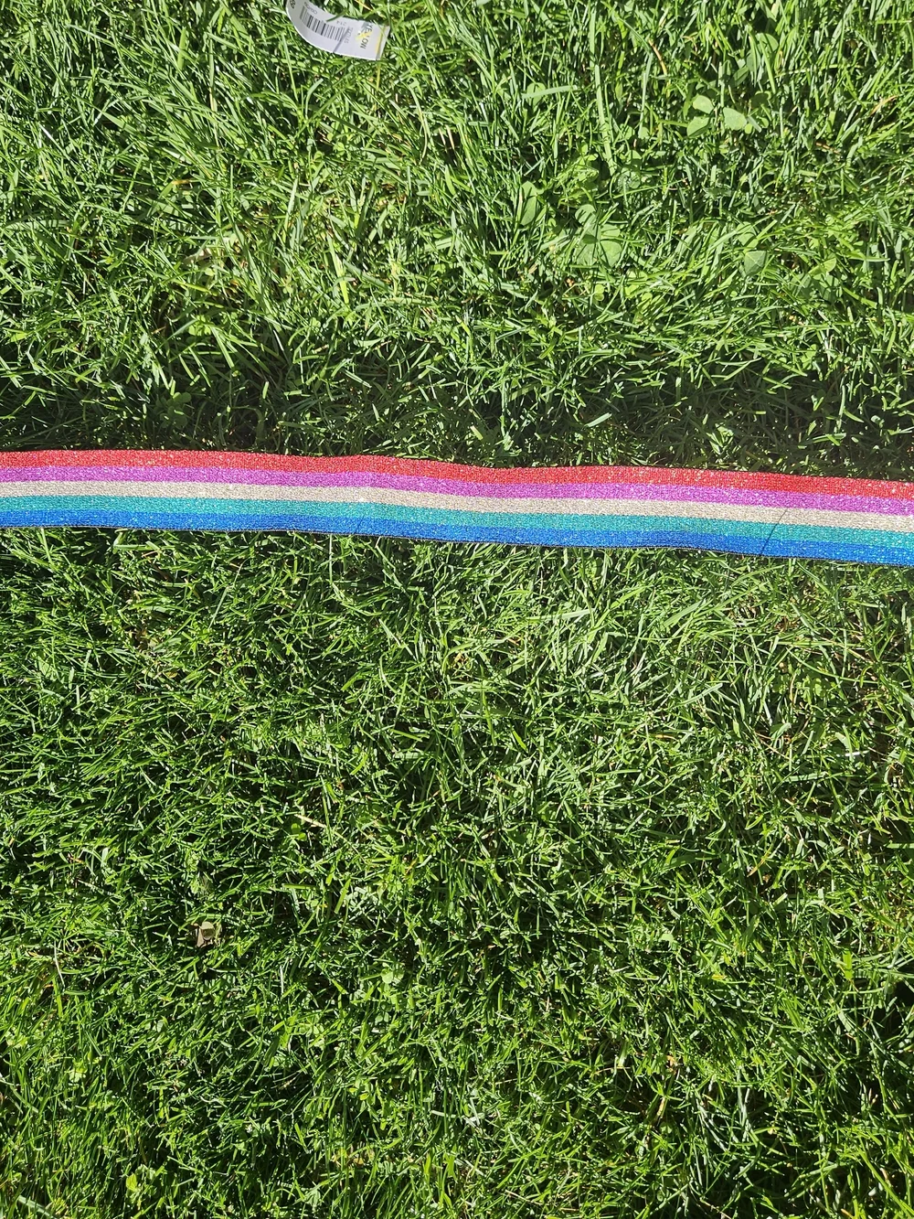 Rainbow Glitter Belt – Adjustable